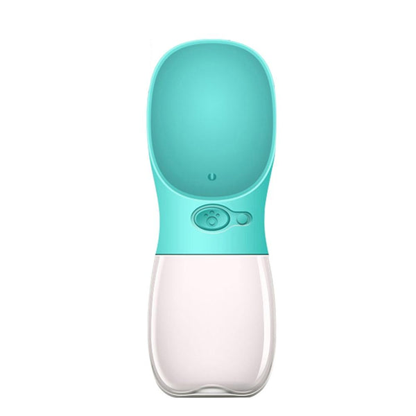 Gourde pour Chien turquoise 350ml – design compact et pratique