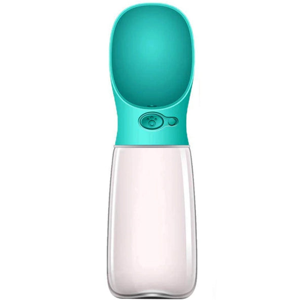 Gourde pour Chien turquoise 550ml – grande capacité pour longues sorties