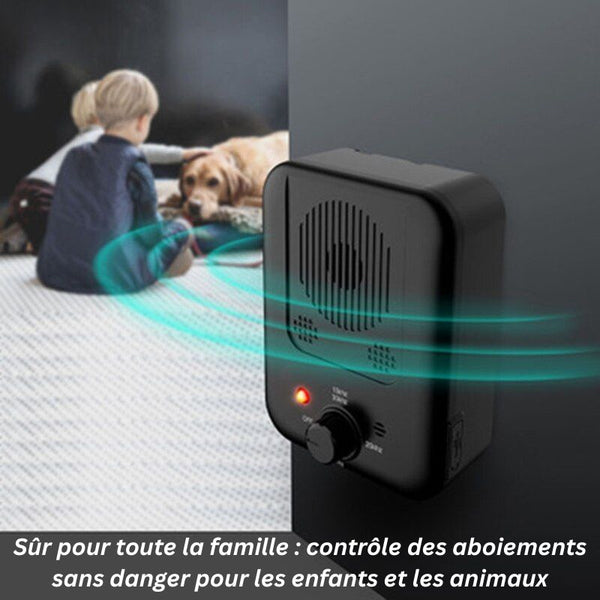 Contrôle des aboiements sécurisé pour toute la famille avec dispositif anti-aboiement