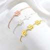 Bracelets Pattes de Chien Personnalisés en trois coloris avec prénoms Bailey, Sadie, Charlie