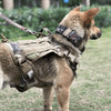 Harnais Tactique Anti-Traction camouflage vu de dos en extérieur