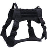 Harnais Tactique Anti-Traction noir seul sur fond blanc