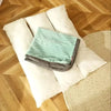 Coussin orthopédique pour chien démonté montrant les éléments internes.