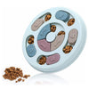 Gamelle anti-glouton remplie de croquettes