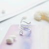 Bague chat élégante avec fond pastel artistique - Toutou Love