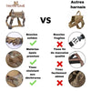 Comparaison entre Harnais Tactique Anti-Traction Toutou Love et un harnais classique.