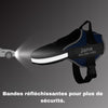 Harnais Anti Traction Personnalisé bandes réfléchissantes pour sécurité nocturne.