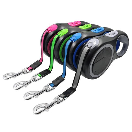 Laisse Enrouleur Gros Chien disponible en plusieurs couleurs