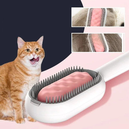 Brosse Pour Poils De Chat 3 en 1 pour brosser, nettoyer et apaiser votre félin - Toutou Love