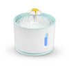 Fontaine pour chat design fleur avec réservoir transparent et éclairage LED - Toutou Love