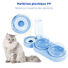 Gamelle pour chat surélevée en plastique PP – hygiénique et anti-bactérien - Toutou Love