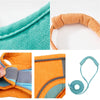 Détails du harnais pour chat en tissu, coutures et laisse rembourrée - Toutou Love