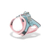 Harnais pour chat rose et bleu au design doux et ajustable - Toutou Love