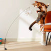 Chat bondissant pour attraper un jouet suspendu – Jouet pour Chat Canne Oiseau monté sur ventouse - Toutou Love