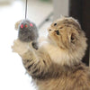 Chat qui joue avec un jouet souris suspendu – Jouet Souris Pour Chat - Toutou Love