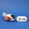 Jouet Souris pour chat avec télécommande, modèle orange, parfait pour des parties de chasse contrôlées - Toutou Love