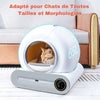 Litière Chat Autonettoyante de 65L adaptée à tous les chats, quelle que soit leur morphologie - Toutou Love